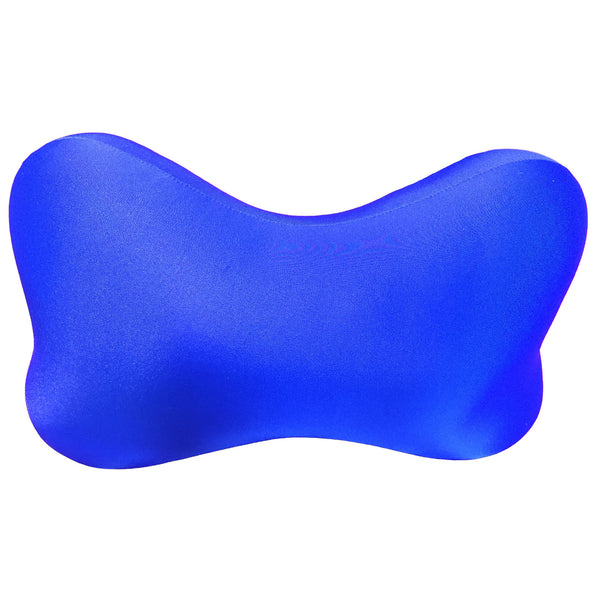 Squishy Deluxe Microbead Bone Shaped Comfy Lumbar Pillow - Blue, 12 X 9"